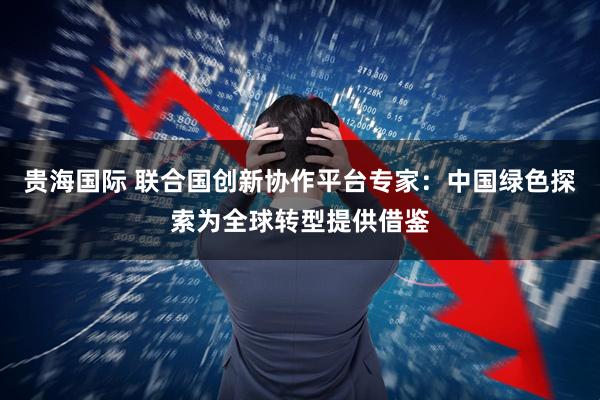 贵海国际 联合国创新协作平台专家：中国绿色探索为全球转型提供借鉴