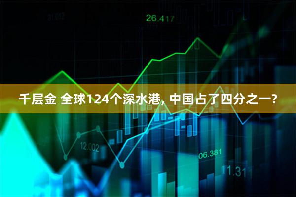 千层金 全球124个深水港, 中国占了四分之一?